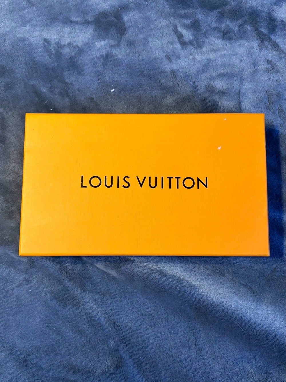 Louis Vuitton Orange Gift Box with Black Logo